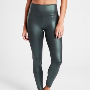 Elation Ultra High Rise Shimmer Tight In Powervita